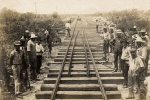 Laying track for railway